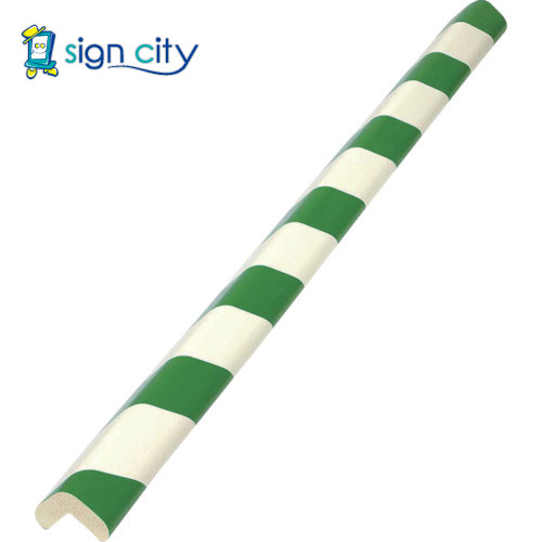 トラスコ中山 TRUSCO オレンジブック 安全用品 安心クッションL字型大 緑・白 1本入り TAC-101 415-6340