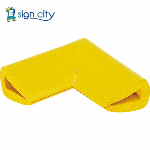 トラスコ中山 TRUSCO オレンジブック 安全用品 安心クッション はさみこみ型 コーナー用 幅18mm イエロ..