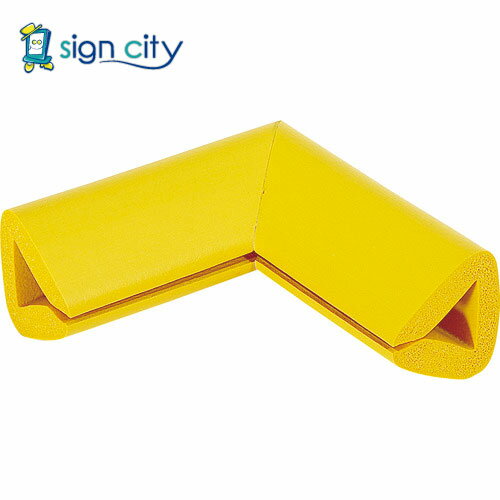 トラスコ中山 TRUSCO オレンジブック 安全用品 安心クッション はさみこみ型 コーナー用 幅35mm イエロ..