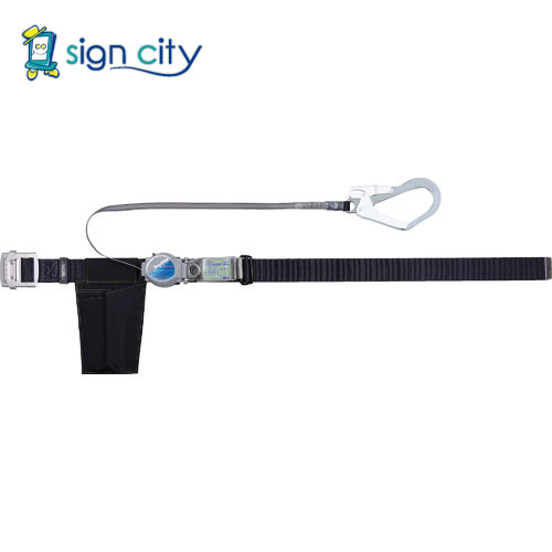 トラスコ中山 TRUSCO オレンジブック 安全用品 巻取式 2WAYリトラ胴ベルト型墜落制止用器具 アルミ製バ..