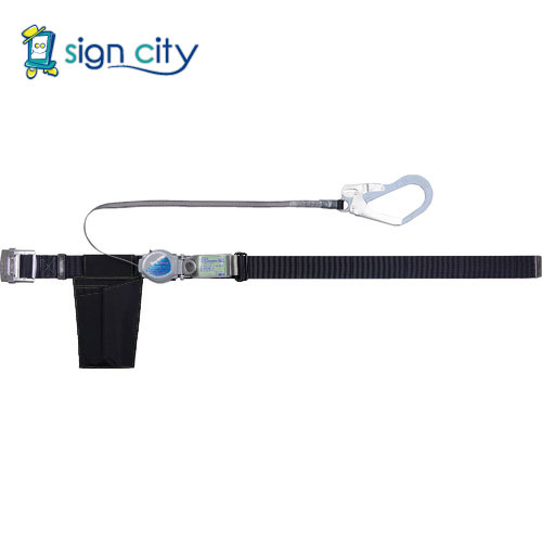 トラスコ中山 TRUSCO オレンジブック 安全用品 巻取式 2WAYリトラ胴ベルト型墜落制止用器具 スチール製..