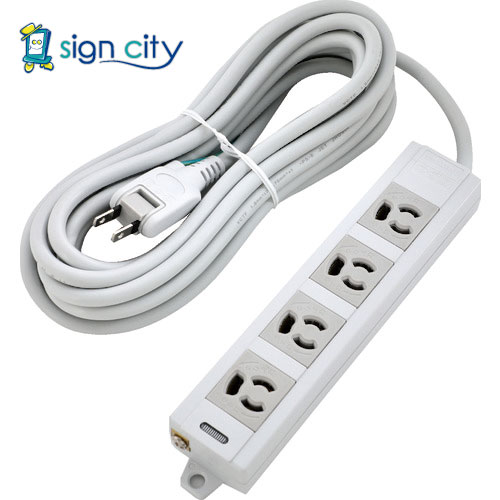 トラスコ中山 オレンジブック TRUSCO 電源タップ 3P抜け止め4個口 10M アース／マグネット付 TOT3N-410..