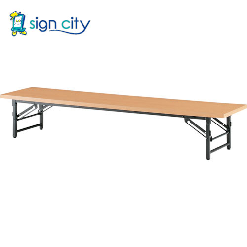 トラスコ中山 オレンジブック TRUSCO オフィス 会議 折りたたみ式座卓 1200X450XH330 ピュアツリー TZ-..