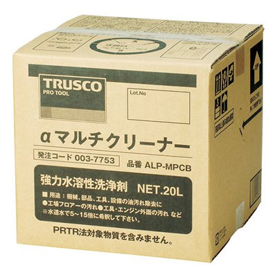 トラスコ TRUSCO オレンジブック 業務用 清掃用具 強力水溶性洗剤 「α」マルチクリーナー ALP-MPCB 003-7753