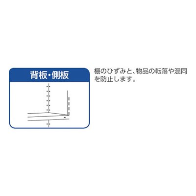 トラスコ TRUSCO スチールラック 軽量棚 縦仕切付 W875×D300×1200 3列4段 ネオグレー 43V-35 503-8138 [3]