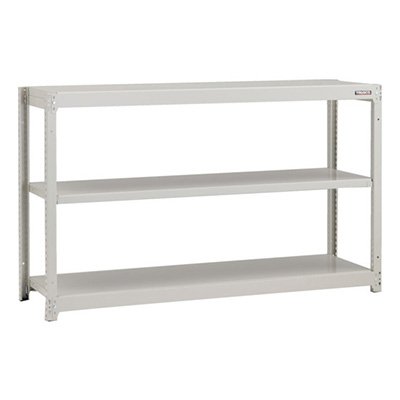 トラスコ TRUSCO スチールラック M1.5型軽中量棚 1760×295×H900 3段単体 ネオグレー M1.5-3633 538-5976