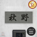 表札 石 黒御影石 浮き彫り DNU-8 【18