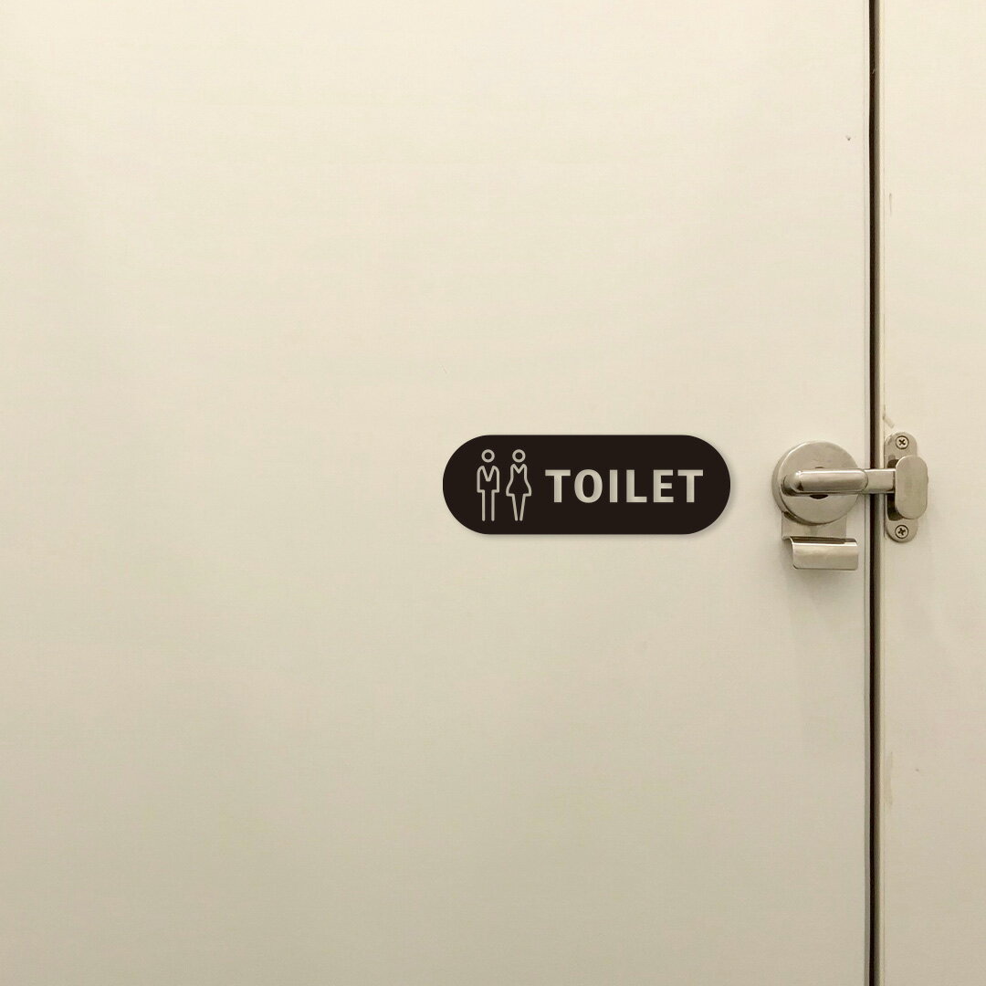 扉用 ステッカー Mサイズ ピクトサイン ステッカー TOILET トイレ お手洗い グラフィックシート カッテ..