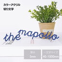 AK006 カラー アクリル製切り文字 厚み5mm アクリル 看板 切り文字 切文字 文字 店舗用看板 おしゃれ 注文製作 オーダーメイド 加工 名称看板 会社...