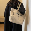 トートバッグ エコバッグ レディース キャンバス ワンショルダートートバッグ バケツバッグ 肩掛け 無地 大容量 カジュアル かわいい 手持ち 通勤バッグ 通学...