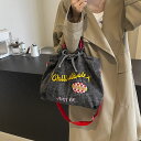 デニ 斜め掛けバック レディース 巾着 ショルダーバッグ デニムバッグ 大人 大きめ 通勤 2way 大容量 斜めがけ バッグ 大きい 通勤 通学 秋冬 旅行(...
