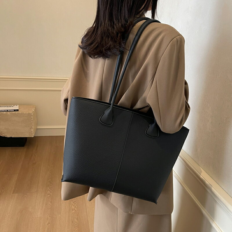Rakuten - PUバッグ トートバッグ レディース ショルダーバッグ 2way PUレザー バッグ 斜め掛け 肩掛け 手提げ お仕事バッグ 通勤 フォーマル（1ヶ）