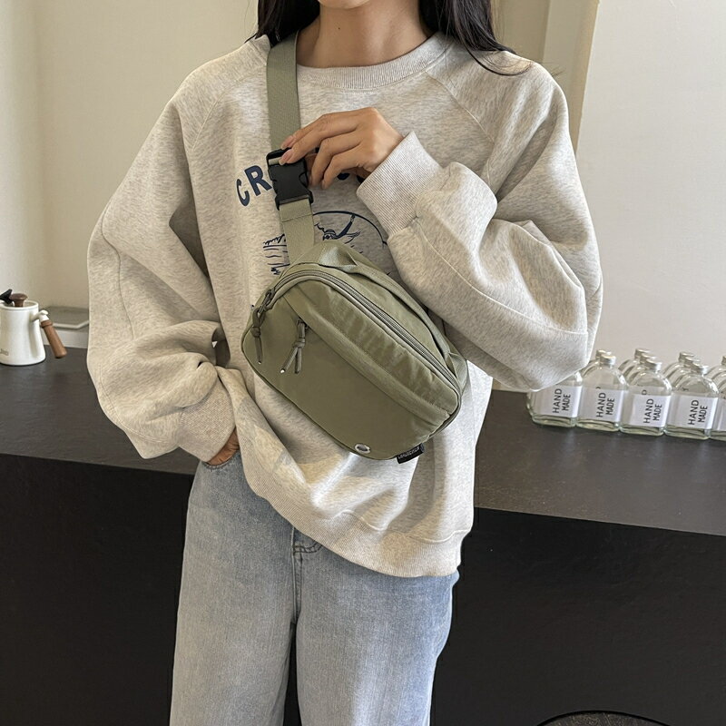 ボディバッグ レディース ナイロン ウエストバッグ ウエストポーチ レディース大容量 斜めがけ 多機能 きれいめ シンプル 軽量 ボディバッグ（1ヶ）