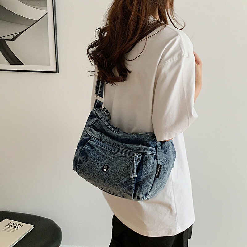 デニムバッグショルダーバッグレディ...