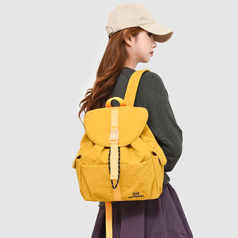 Rakuten - リュックサック 学生 通学 通勤 リュック 大容量 ナイロン オックスフォード素材 抽ひも 2WAY カジュアル アウトドア 街歩き シンプル 収納（1ヶ）
