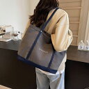 帆布 トートバッグ レディース マザーズバッグ 軽量 通勤 a4サイズ 大きめ 大容量 軽い キャンバス 肩掛け 保育園 通勤 通学 秋冬 バッグ(1ヶ)(4)