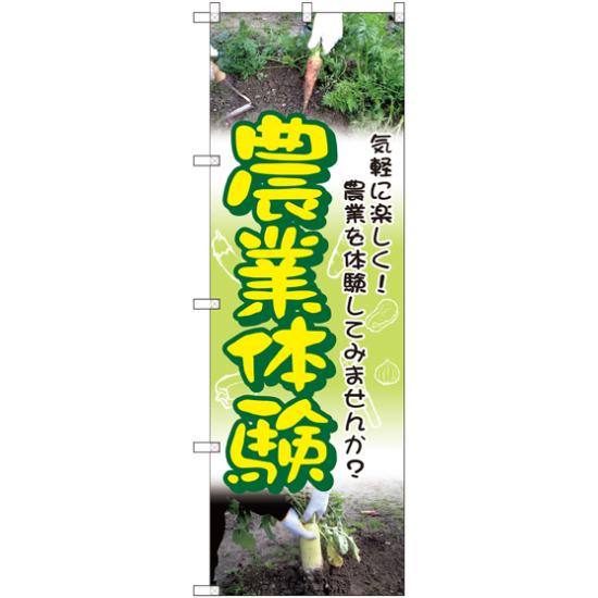 楽天サインモール　楽天市場店のぼり旗 農業体験 （GNB-2533） ネコポス便 業種別 アウトドアスポーツ