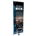 エコロールスクリーンバナーZERO W600 (9288) スタンド看板 バナースタンド 展示会 セミナー会場 販促品 ロールアップタイプ