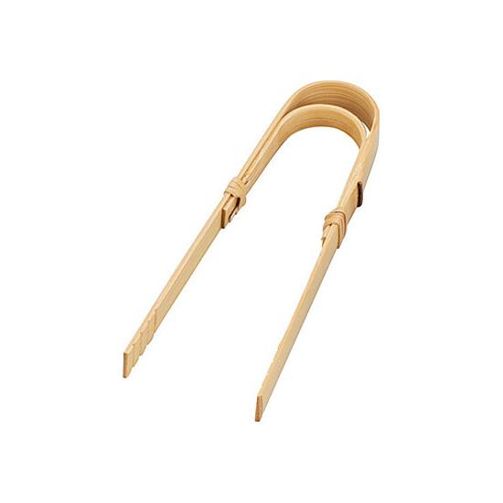 竹曲がりトング 特小(W24998) 調理道具 しゃもじ・トング