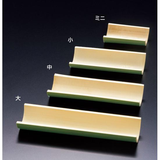 竹半割皿・並 (無塗装) (ミニ) [W22574](竹籠（竹かご）/竹皮・笹舟)