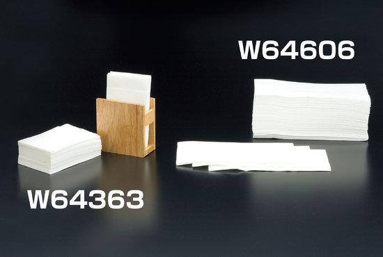 ナプキン 白 (100枚入) 六つ折紙(W64363) 敷紙・掛紙 紙ナプキン・マイクレール