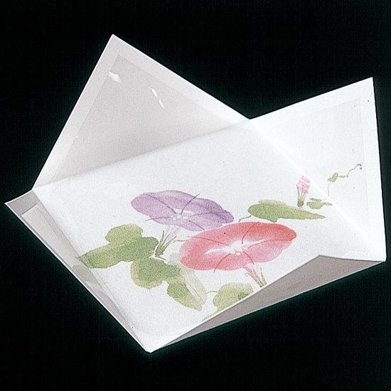 抗菌 四季の紙皿(200枚入) あさがお(W65594) 敷紙・掛紙