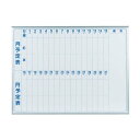ホワイトボード MAJIシリーズ (壁掛) 月予定表 MH34M 板面寸法 W1210×H910 縦書き (MH34M) 店舗用品 バックヤード備品 予定表ホワ...
