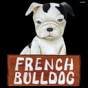デコシール 犬 フレンチブルドッグ サイズ:レギュラー W285×H285 (販促POP/看板・ボード用デコレーションシール/ペットショップ)