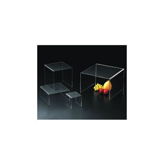 アクリル コの字ディスプレイ台 AD-301 店舗用品 演出・ディスプレイ什器用品 ステージ・ひな壇・アク..