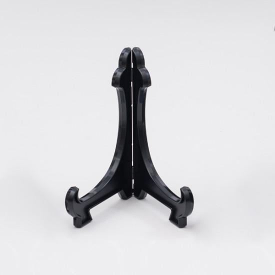 皿立 プラスチック ブラック 5号 (05708***) 店舗用品 演出・ディスプレイ什器用品 ギフトスタンド