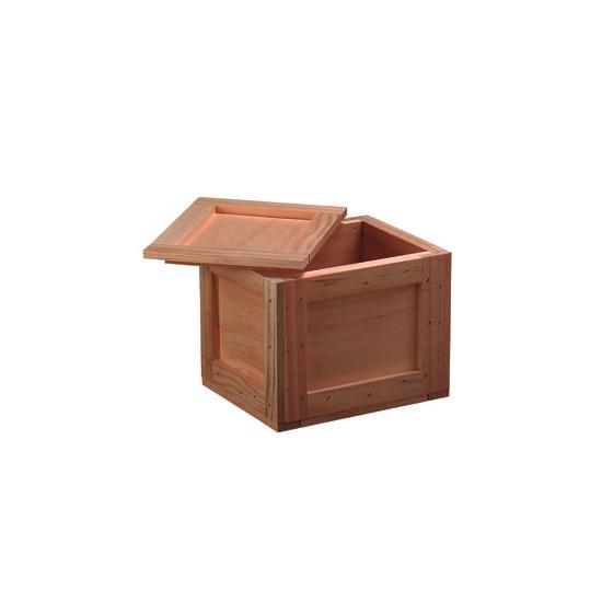 白木BOX A型 白木 店舗用品 演出・ディスプレイ什器用品 木箱・ウッドディスプレイ