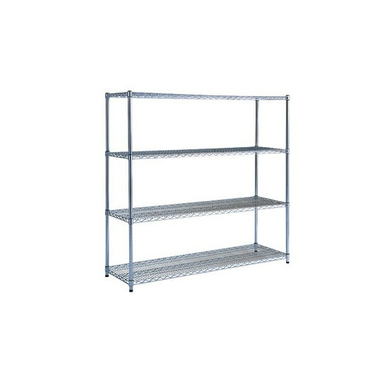 ワイヤーラック H1500 重量棚4段 W1212 店舗用品 店舗・陳列什器 業務用ワイヤーラック・スチールラック