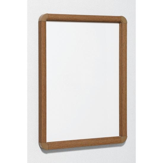 ポスターパネル333 A1 屋内用 4辺開きタテヨコ兼用 カラー:木目ナチュラル (333-WD-A1) ポスターフレーム A1サイズ 前面開閉式(A1)