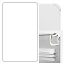 構内標識 白無地 (3WAY向き) 構内標識 アルミ 680×400 (833-100A)※標識のみ 安全用品・工事看板 表示スタンド 3WAYベース&標識