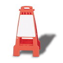カンバリ (オレンジ) 白無地 (868-81) 安全用品・工事看板 表示スタンド