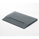 段差スロープ グレー 300×500×25mm厚 (866-09) 安全用品・工事看板 禁止標識 駐輪禁止・駐車禁止 標識 ステッカー