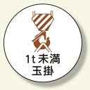 作業管理関係ステッカー 1t未満玉掛 (370-55) 安全用品・工事看板 安全標識 クレーン・玉掛関係標識