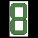 867-19用交換用数字版 (小) 100×48mm (899-35) 安全用品・工事看板 安全標識 無災害記録表