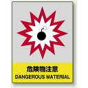 中災防統一安全標識 危険物注意 素材:ボード (800-30) 安全用品・工事看板