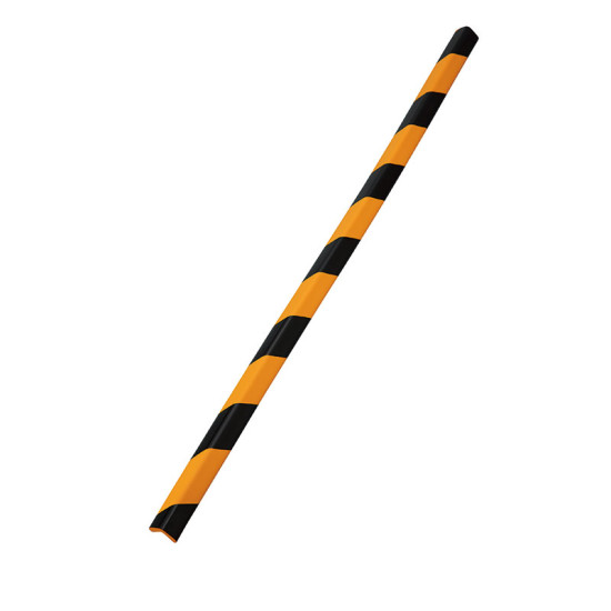 安心クッション L字型 トラ 黒/黄 小 (866-063) 安全用品・工事看板 交通標識・路面標示 ガードパッド