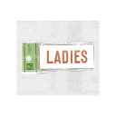 表示プレートH トイレ表示 アクリル 表示:LADIES (レディース) (UP370-4) 安全用品・工事看板 室内表示・屋内標識 トイレ表示・プレート