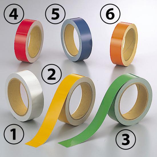 反射テープ (セパ付) 30mm幅×10m巻 カラー:(5)青 (863-56) 安全用品・工事看板 安全テープ・表示テープ・標識テープ その他テープ