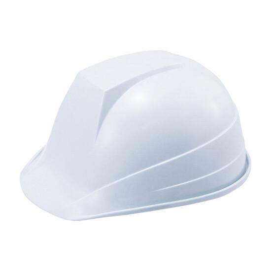 ヘルメット前ひさし型ST＃189-JZ PC樹脂製(ポリカーボネート) レインガード付 (飛・墜・電) 白 (377-18..
