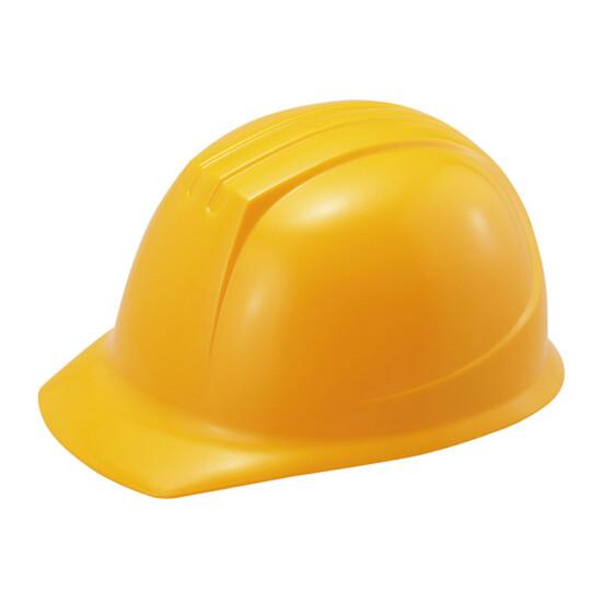 ヘルメット前ひさし型ST＃141-JZ PC樹脂製(ポリカーボネート) (飛・墜・電) 黄 (377-20A-YE) 安全用品..