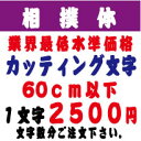 カッティングシート文字　屋外耐候 相撲体60cm以下サイズ 必要な文字数分ご注文してください。 文字サイズ（文字の高さ）をご指定ください。 大きさは文字ごとに違いますが、ご指定サイズを文字高さ （一番大きな文字が基準になります。）として制作します。 その他の場合は、文字内容と同じように備考欄にご記入願います 2センチ以下はカット出来ない文字もあります。 貼り付け面、全体の大きさに合わせて編集できますので 全体巾（縦・横）が気になる場合は教えてください。 シートカラーは標準20色以上よりお選び下さい。 ご指定の色がある場合はご相談ください。たくさんのカラーから 選んだ近似色にて制作できます。（若干の追加価格になります。） シートタイプは2種類からお選びください。 長期使用は一般タイプ。 中期〜短期（はりかえリニューアル予定）は、剥がしやすいはるデコシート 貼り付け方法を、お選びください。 一般的な外貼り（標準）　 ガラスの内側に貼り付けて外側から見せる内貼り（反転・鏡文字） カッティング文字について、不安やわからないことは、 お気軽にご相談ください。プロがご回答いたします。 相撲体　サイズ別商品ページ 他の大きさの文字をご注文の場合は下記ページよりどうぞ 5cm以下〜カットできる最小サイズまで 10cm以下〜5cmまで 20cm以下〜10cmまで 30cm以下〜20cmまで 45cm以下〜30cmまで 60cm以下〜45cmまで 90cm以下〜60cmまでカッティングシート・カッティングステッカーの製作＆購入はデザイン工房SIGNSへ 相撲体　サイズ別商品ページ 他の大きさの文字をご注文の場合は下記ページよりどうぞ 5cm以下〜カットできる最小サイズまで 10cm以下〜5cmまで 20cm以下〜10cmまで 30cm以下〜20cmまで 45cm以下〜30cmまで 60cm以下〜45cmまで 90cm以下〜60cmまで