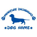 [犬のステッカー]『DOG STICKER』名前入りドッグステッカー北海道犬 (Sサイズ)