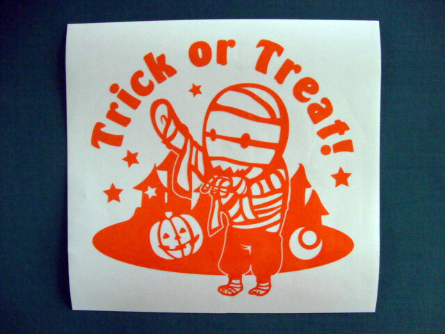 【メール便 送料無料】 ハロウィンステッカー ハロウィン 15cm B-9 オリジナルグッズ