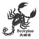 星座ステッカー さそり座 ステッカー 12星座シリーズ 蠍座ステッカー オリジナルグッズ