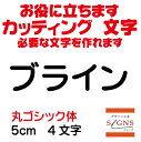 ブライン カッティングシート 文字 文字シール 切り文字 製作 通販 屋外耐候 販促 集客 売上アップに 看板 案内板 必要なカッティング文字を作れます。丸ゴシック体 黒 5cm オリジナルグッズ