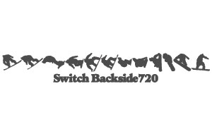 デザイン工房 (文字 ステッカー)の【送料無料】　スノボ-　トリックステッカー　5　スノーボード　ボード　ステッカー｜アングル3